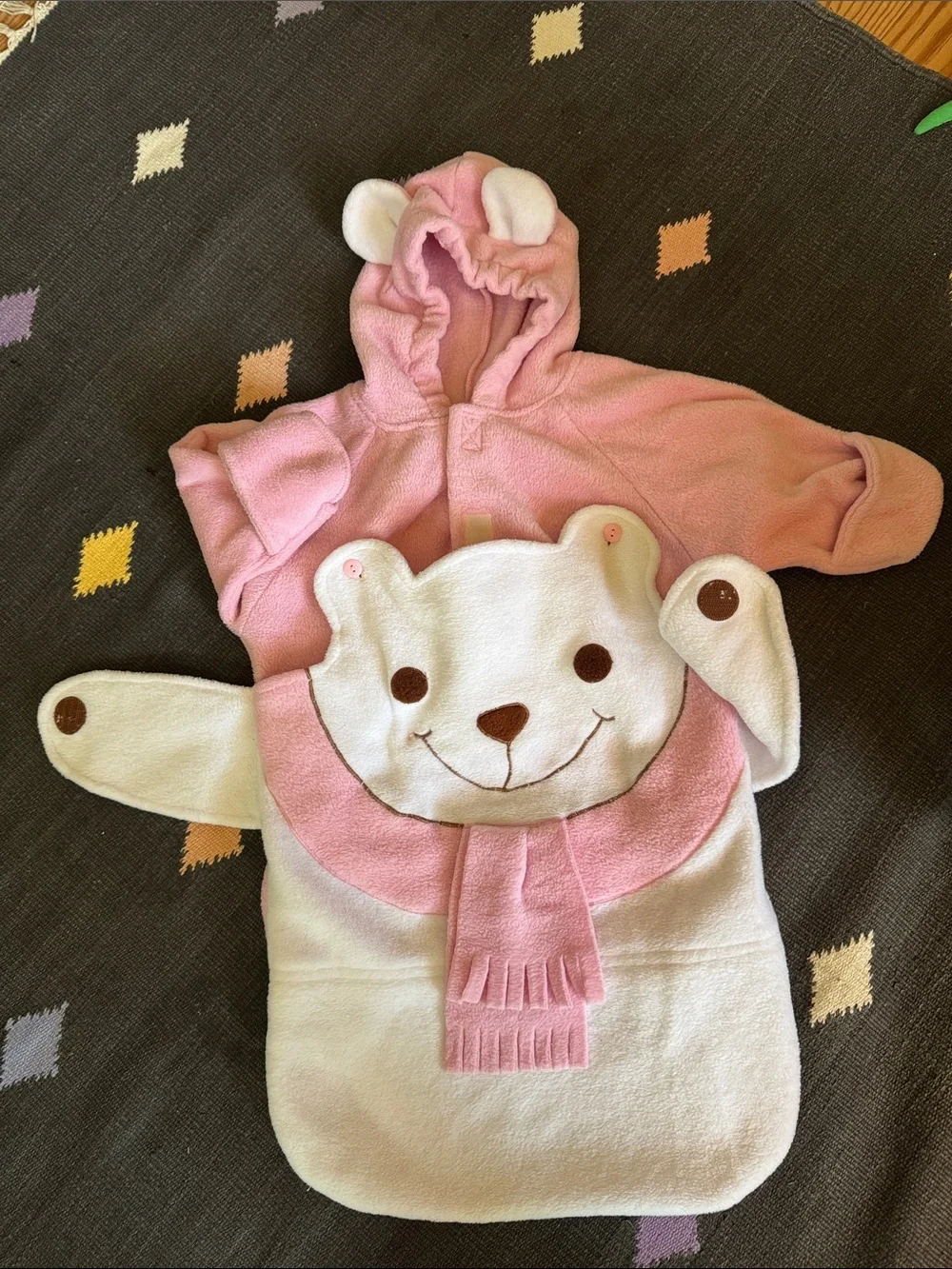 Peek-a-boo Bear Baby Sleep Sack